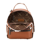 Cow Print Mini Backpack w/ Coin Pouch