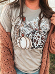 LEOPARD PUMPKINS TEE