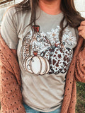 LEOPARD PUMPKINS TEE
