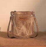 Wrangler “W” Stitch Denim Pocket Crossbody