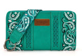 Wrangler Bandana Paisley Print Wallet