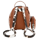 Cow Print Mini Backpack w/ Coin Pouch