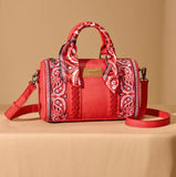 Wrangler Bandana Paisley Print Barrel Crossbody