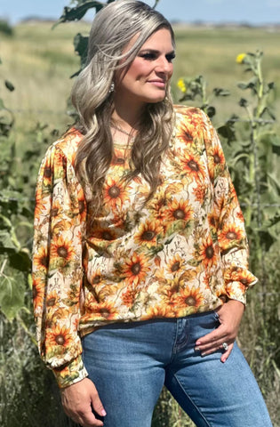 Golden Harvest Knit Top