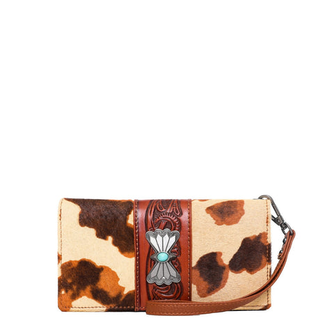 Wrangler Hair-On Cowhide Wallet